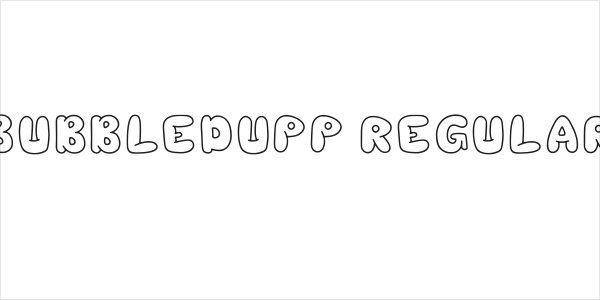 Bubbledupp Regular Logo