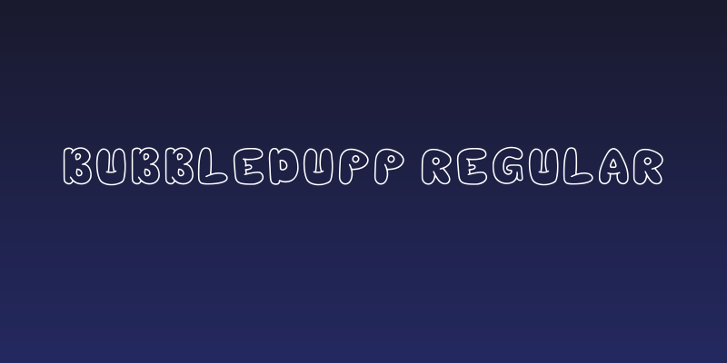 Bubbledupp Regular Social Header