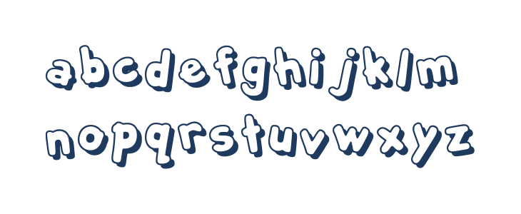 Bubblee Kids Shadow Ran Regular Lowercase