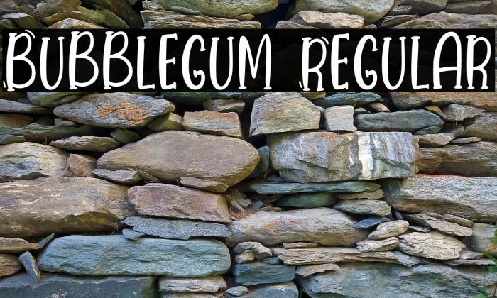 Bubblegum Regular Example 3