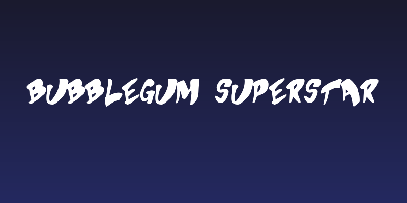 Bubblegum Superstar Social Header