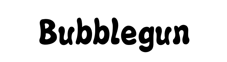 Bubblegun Font