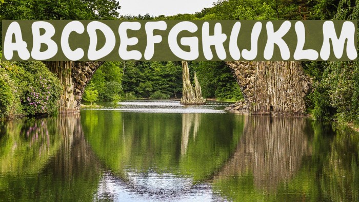 Bubblegun Font examples