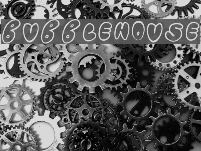 Bubblehouse Font examples