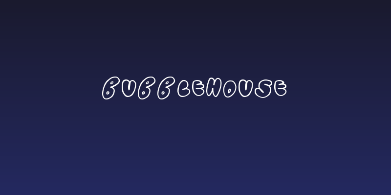 Bubblehouse Social Header