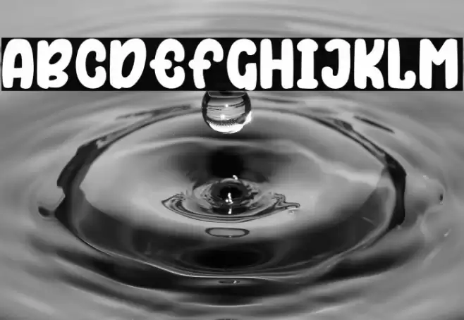 Bubblekids Font examples