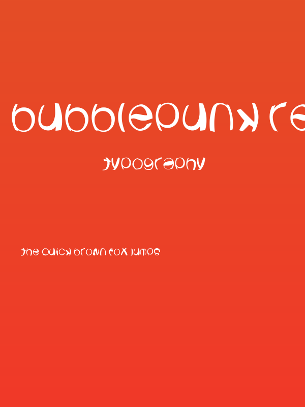 Bubblepunk Regular Poster