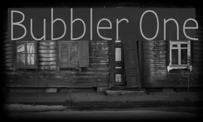 Bubbler One Font examples