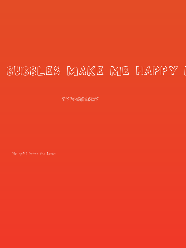 Bubbles Make Me Happy Medium Poster