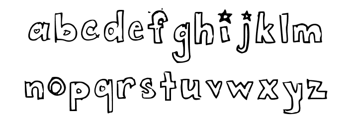 Bubbles Make Me Happy Medium Font LOWERCASE
