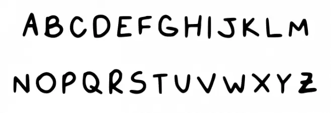 Bubbles Regular 字体 大写