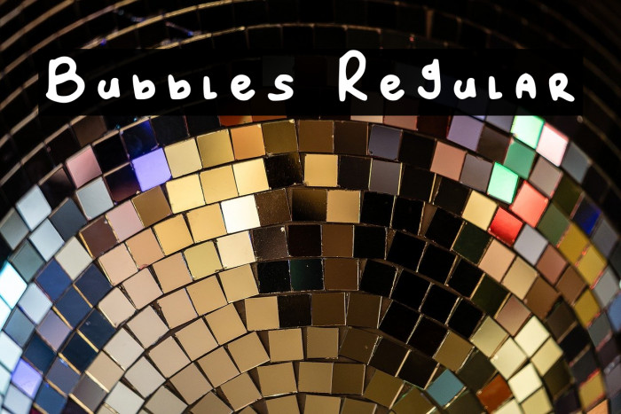 Bubbles Regular Example 1