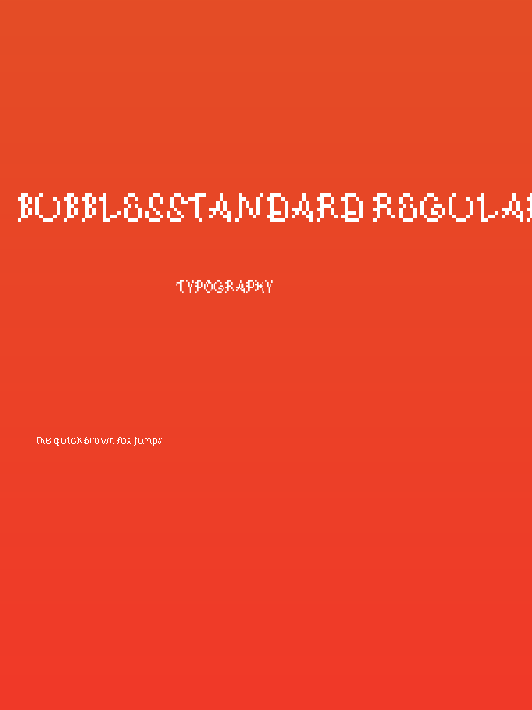 BubblesStandard Regular Poster