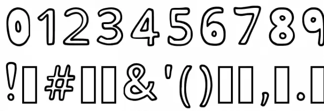 Bubblesfont Regular फ़ॉन्ट अन्य घर का काम