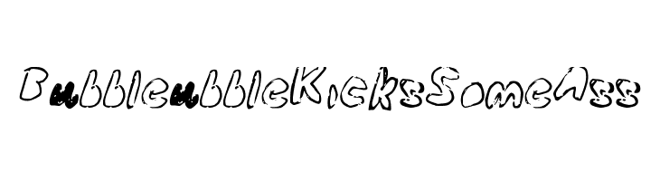 BubbleubbleKicksSomeAss  font caratteri gratis