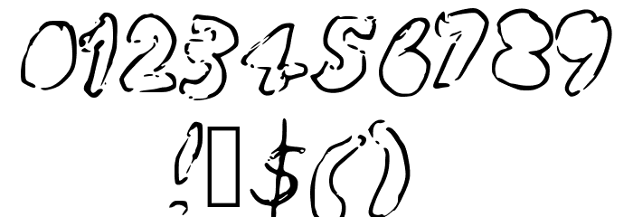 BubbleubbleKicksSomeAss Font OTHER CHARS