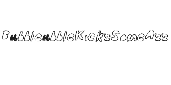 BubbleubbleKicksSomeAss Logo