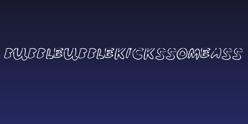 BubbleubbleKicksSomeAss Social Header
