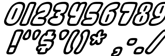Bubblez Graffiti Italic 字体 其它煤焦