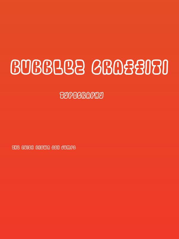 Bubblez Graffiti Poster