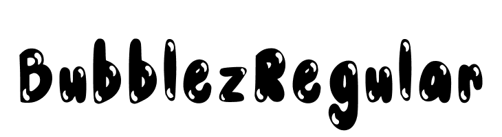 Bubblez Regular  Frei Schriftart Herunterladen