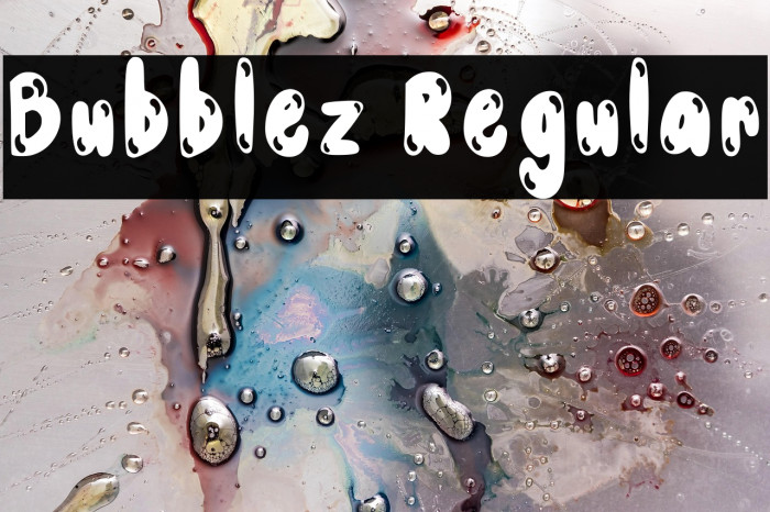 Bubblez Regular Example 3