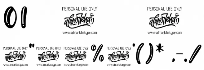 Bubblez Font OTHER CHARS