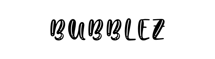 Bubblez  नि: शुल्क फ़ॉन्ट्स डाउनलोड