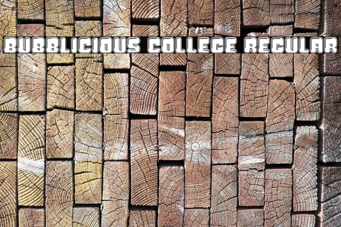 Bubblicious College Regular Example 1