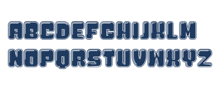 Bubblicious College Regular Lowercase