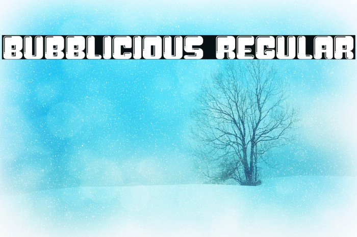 Bubblicious Regular Example 1