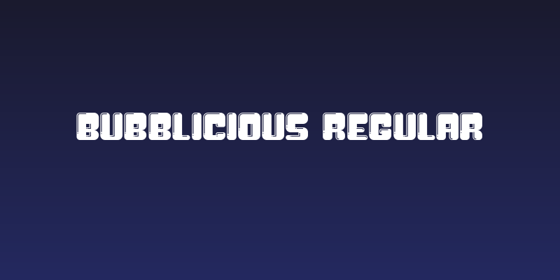Bubblicious Regular Social Header