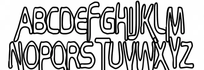 Bubbly Frog Hollow Schriftart Groß