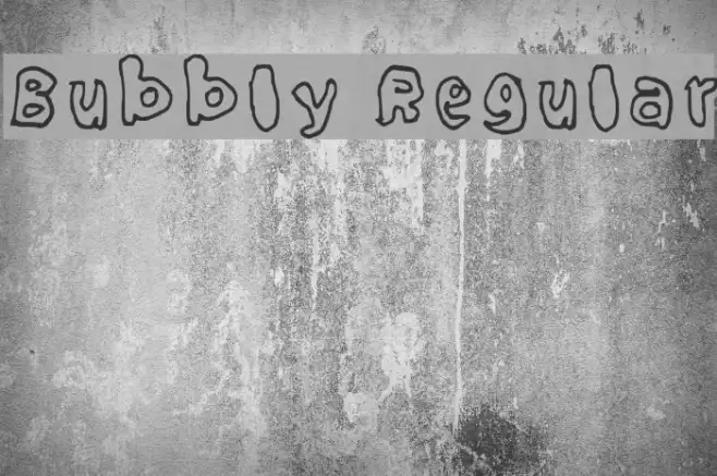 Bubbly Regular Example 2