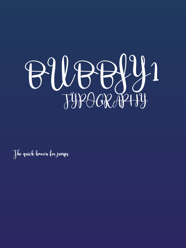 Bubbly1 Poster