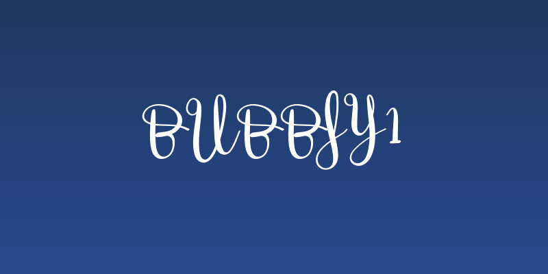 Bubbly1 Social Header