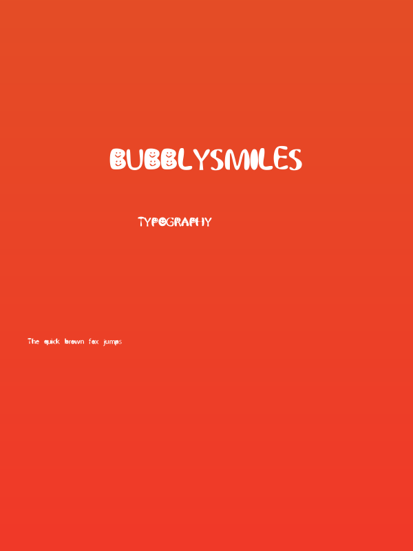 BubblySmiles Poster