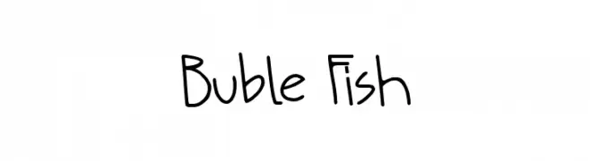 Buble Fish  font caratteri gratis