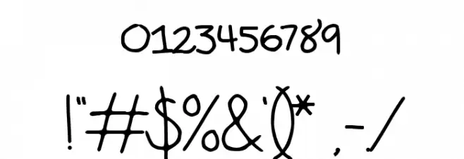 Buble Fish Шрифта ДРУГИЕ символов