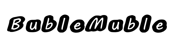 BubleMuble  Descarca Fonturi Gratis