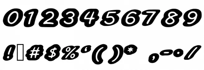 BubleMuble Font OTHER CHARS