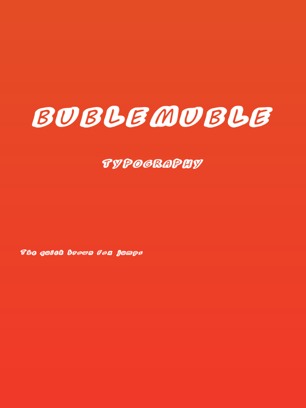 BubleMuble Poster