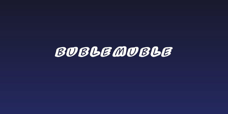 BubleMuble Social Header