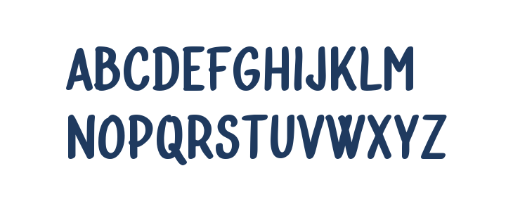 Bublina the Dog Black Lowercase