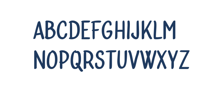 Bublina the Dog Bold Lowercase