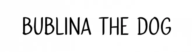Bublina the Dog  Descarca Fonturi Gratis