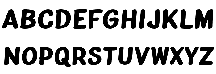 Bublina the Mongrel Font LOWERCASE