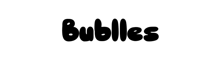 Bublles  नि: शुल्क फ़ॉन्ट्स डाउनलोड