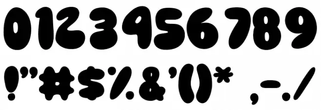 Bublles Font OTHER CHARS