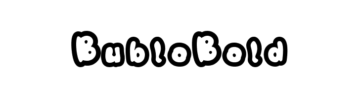 Bublo Bold  Descarca Fonturi Gratis